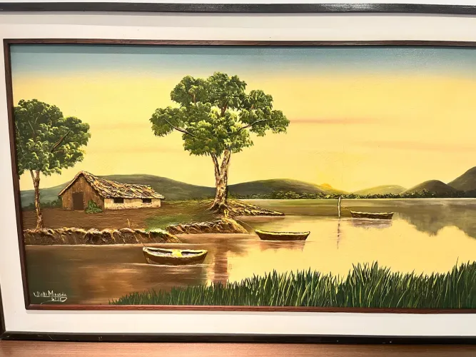 Lindo quadro pintura em tela