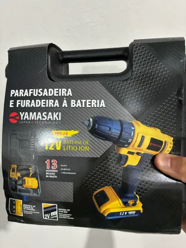 Parafusadeira Yamasaki 12V sem fio com Maleta
