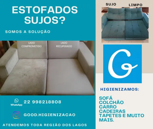 Higienização de estofados