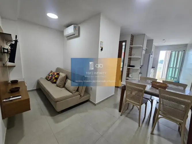Jardim dos Coqueiros | Flat Mobiliado a 50m do Mar por R$ 350 Mil