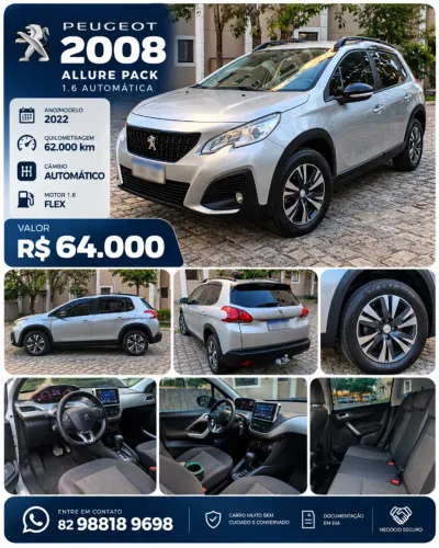Peugeot 2008 Allure Pack 1.6 Flex 16V Aut. 2022