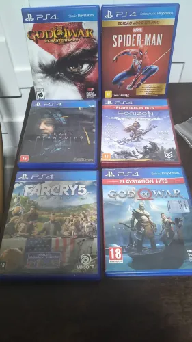 Lote de 12 jogos Playstation 4