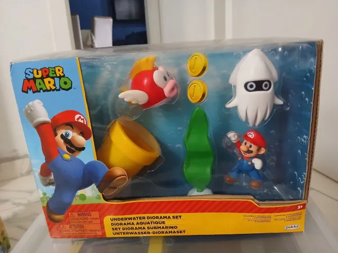 Super Mario - Set Diorama Submarino