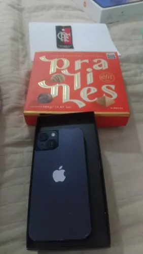 IPHONE ZERO LINDO 14 DE VITRINE COM NOTA E GARANTIA ,CAIXA DE CHOCOLATES DE BRINDE ESSE ME