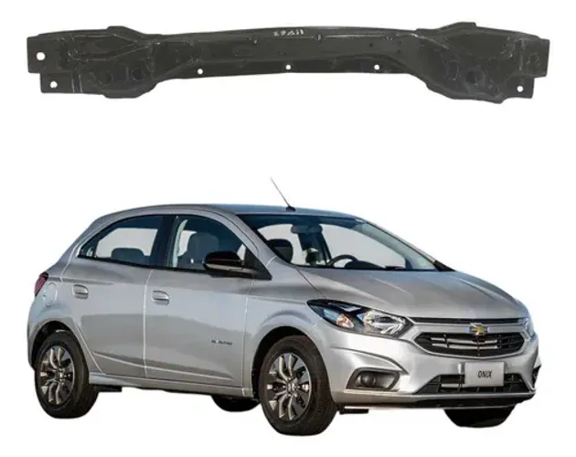 Travessa Inferior Radiador Chevrolet Onix Prisma 2013 A 2019 Preto