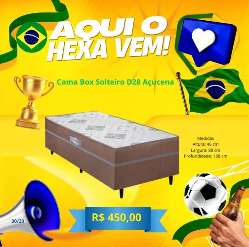 Cama Solteiro D28
