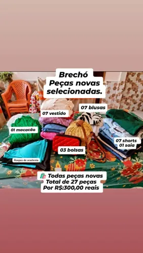 Ótimo oportunidade para vendedoras de brechó