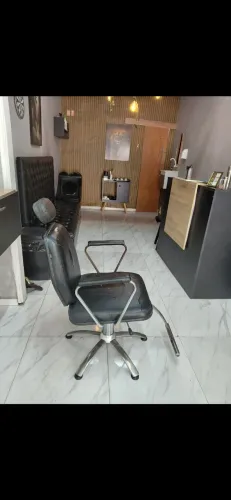 Cadeira de barbeiro e salão 