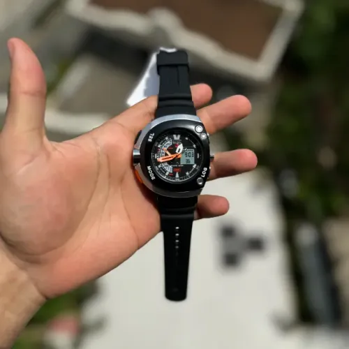 Relógio Citizen Meia Lua Aqualand Unissex C/Pulseira de Borracha Preta