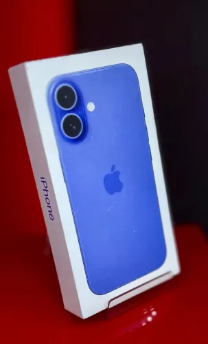 Apple iPhone 16 128GB - Azul - Chip Fisico + Chip Virtual - Produto Novo com Garantia