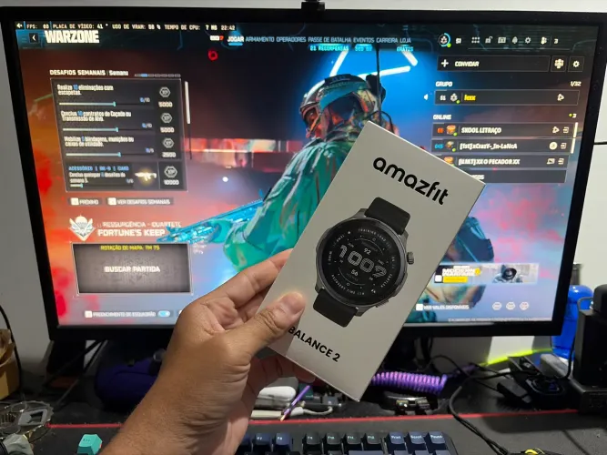 Relógio digital Smartwatch Amazfit Balance 2 Open Box (novo) sem uso