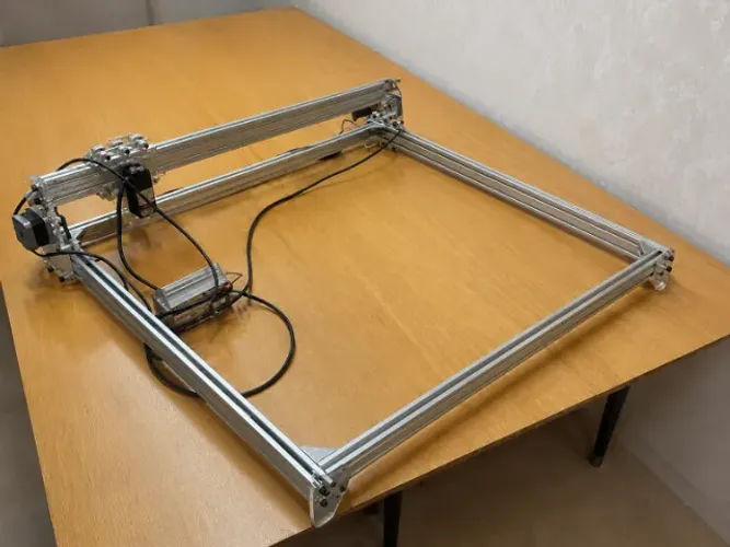 Máquina CNC Laser Grande Em Alumínio Para Gravação e Corte Leve