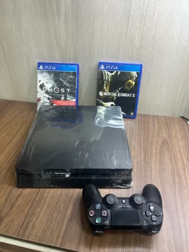 PlayStation 4 Slim + 2 Controles | 10 meses garantia | entregamos