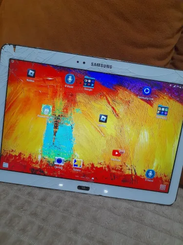 Tablet Sansung galaxy note 10.1 2014 edition com defeito no touch