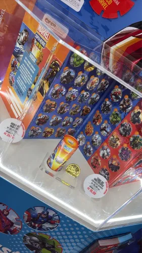 Álbum completo Marvel Super Heróis x Vilões Bistek