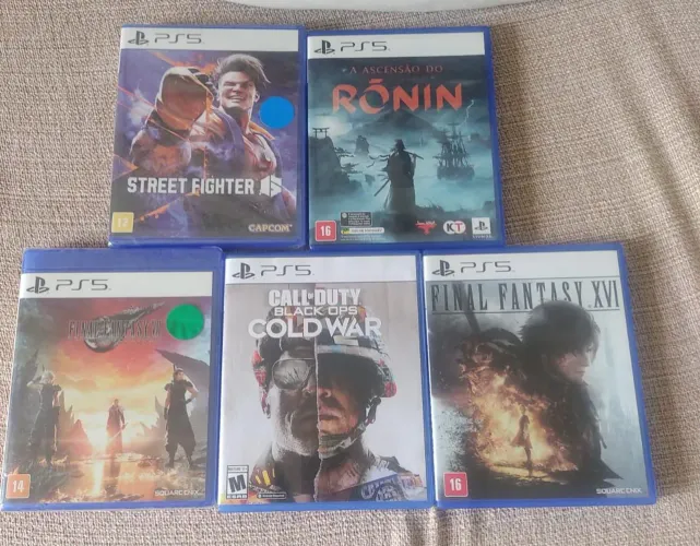 Jogos de ps5 valor 170 CADA