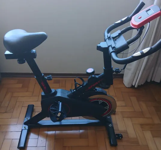 Bicicleta Ergométrica Meta Parts Spinning X11 Cor Preto/Vermelho