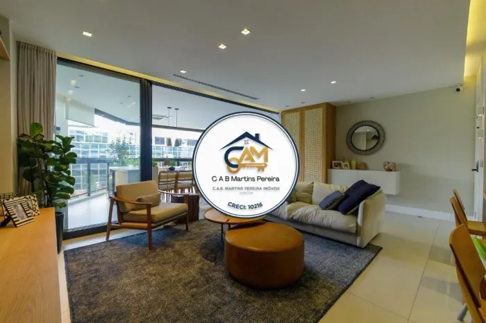 Apto 2 quartos (1 suíte) 169 m² Mobiliado Lindíssimo ( Jardim oceânico )