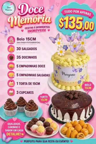 Kit torta de aniversário 