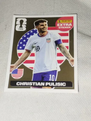 Christian pulisic extra sticker Gold panini 2026