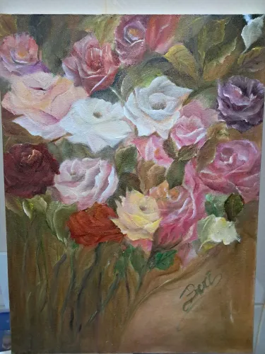 Quadro pintura a óleo