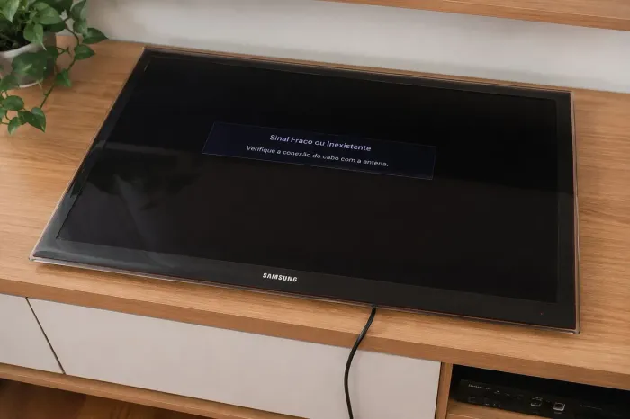 TV 40 polegadas + Controle e Cabo