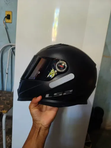 Capacete Masculino Feminino Ls2 Ff358 Monocolor Preto Fosco