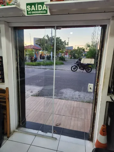 Porta de Vidro de Correr com 1 Fixo
