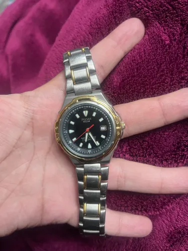 Relógio seiko pulsar solar titanium RARIDADE NO BRASIL