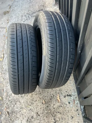 Vendo 02 pneus 195 /65 R15 continental (usados)