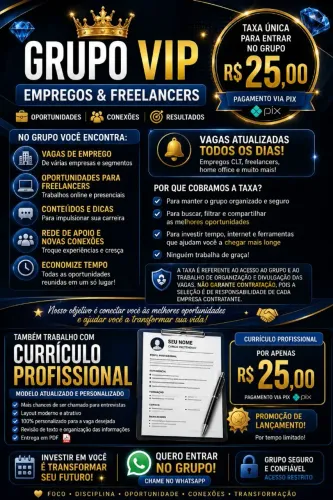Grupo de Empregos/Freelancer/Currículos