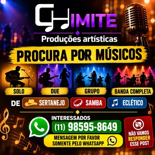 Precisa-se de músicos