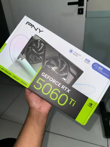 Placa de vídeo NVIDIA PNY RTX5060 TI 8gb - ( 3 anos de garantia | NF )