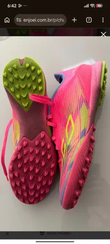 Chuteira Adidas f50 society 40 original com amortecimento muito nova