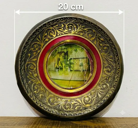 Prato Decorativo Antigo De Parede em cobre - Jerusalém Terra Santa