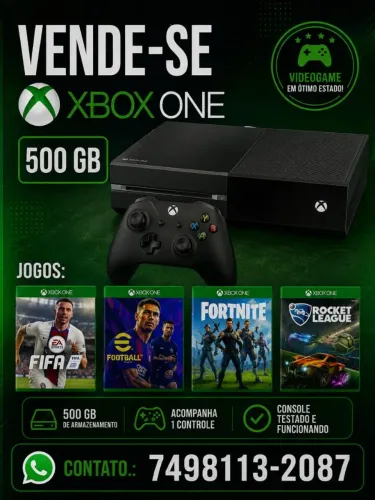 Xbox ONE FAT completo