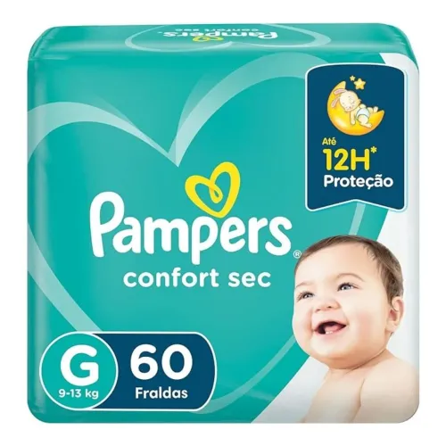 Pacotes de fraldas Pampers G