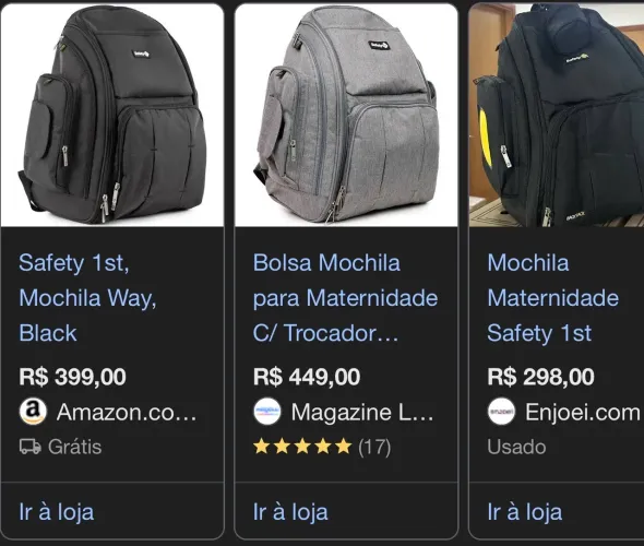 Mochila / bolsa maternidade Safety 1st