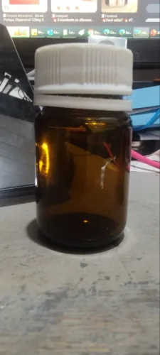 93 Frascos de Vidro Âmbar com Tampa - Artesanato, Sementes e Cosméticos