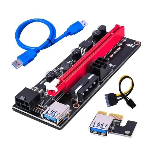 Placa PCI RISER Express Extensor Cabo USB 3.0 KP-PL906