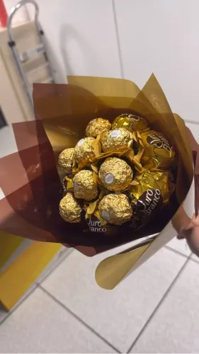 Buquês de chocolate
