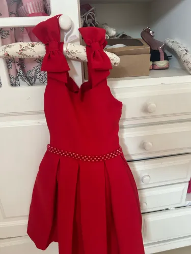Vestido de festa vermelho