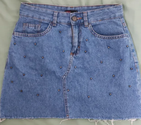 Saia jeans