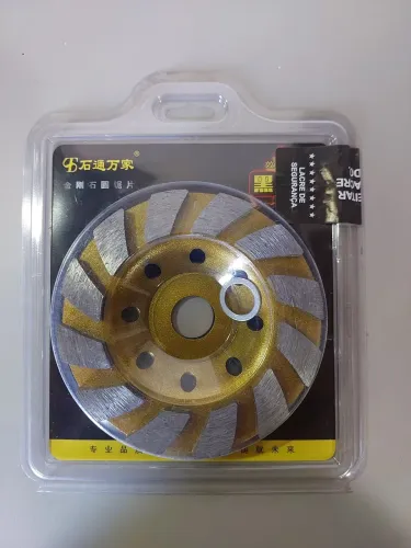 Disco De Desbaste Diamantado Turbo Para Concreto E Pedras Novo<br>
