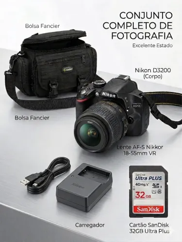 Câmera fotográfica Nikon D3200
