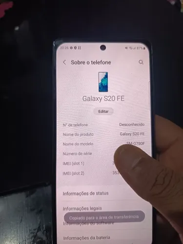 S20 FE 256