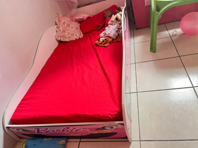 Cama solteiro barbie