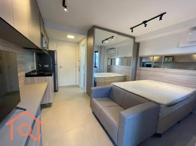 Apartamento com 1 dormitório para alugar, 26 m² por R$ 2.787,00/mês - Liberdade - São Paul