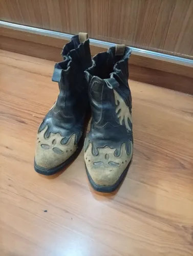 Bota masculina de couro n°41
