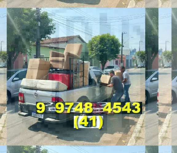 Frete rápido e seguro! Mudanças e transportes disponíveis! Contato: 41?9?9748?4543